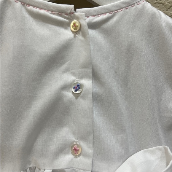 Sarah Louise smocked with rosettes dress size 12M - Picture 5 of 11